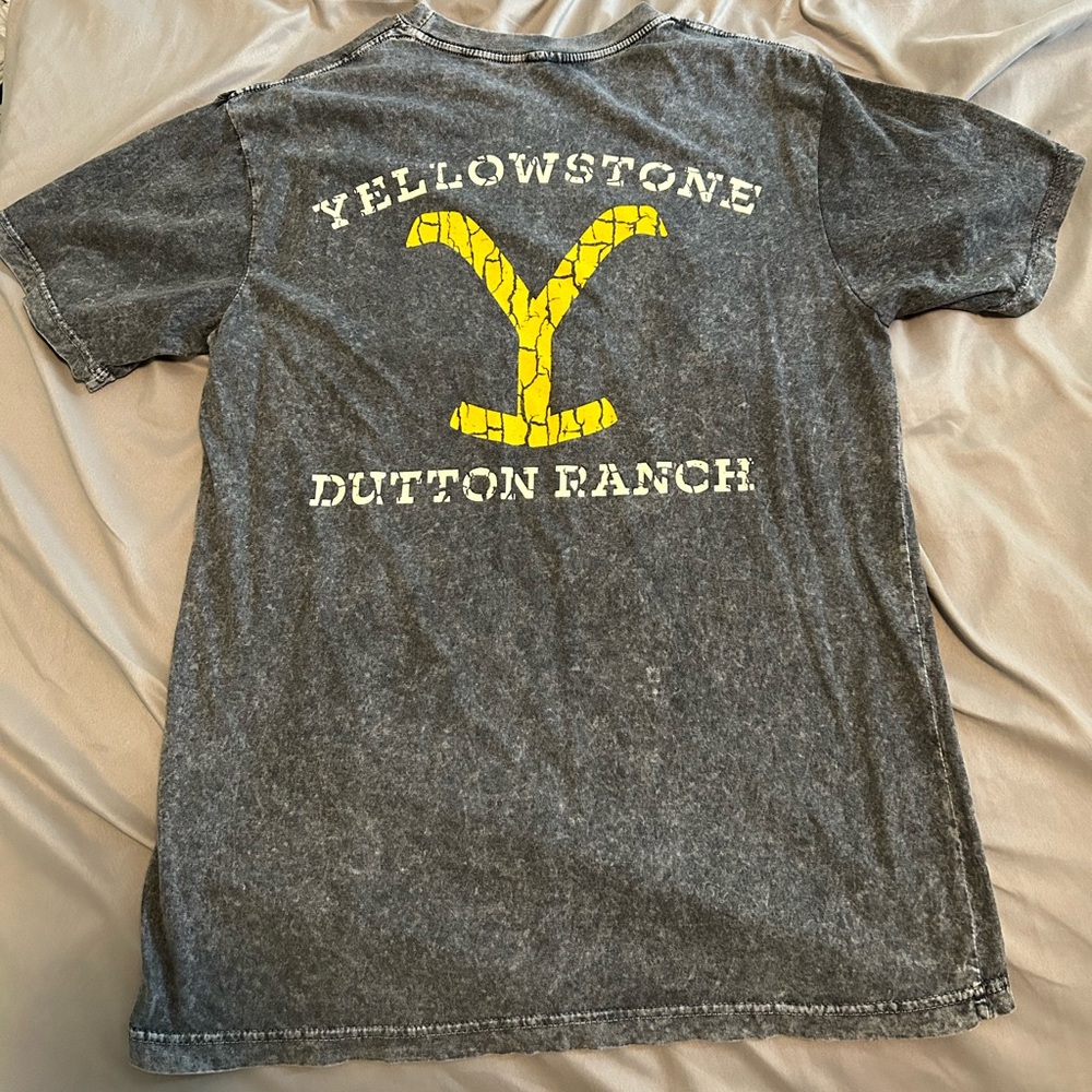 Yellowstone gray wash shirt